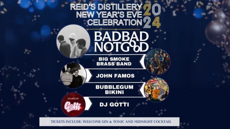 Reid’s Distillery NYE Celebration: ft. BADBADNOTGOOD